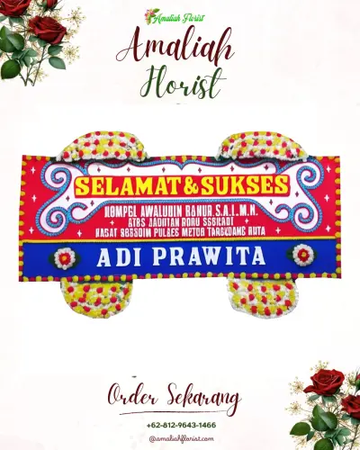 Karangan Bunga Ucapan Selamat di Simatohir