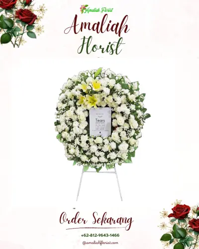 Krans Bunga Duka Cita di Simatohir